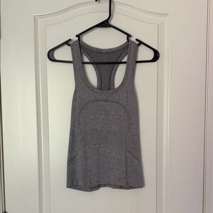 lululemon athletica Heather Gray Tank Top